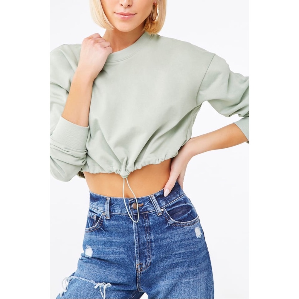 Cropped French Terry Sweatshirt 🎾